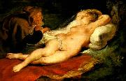 Peter Paul Rubens angelica och eremiten oil painting reproduction
